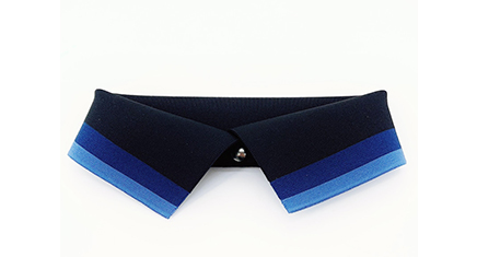 Polyester flat collar